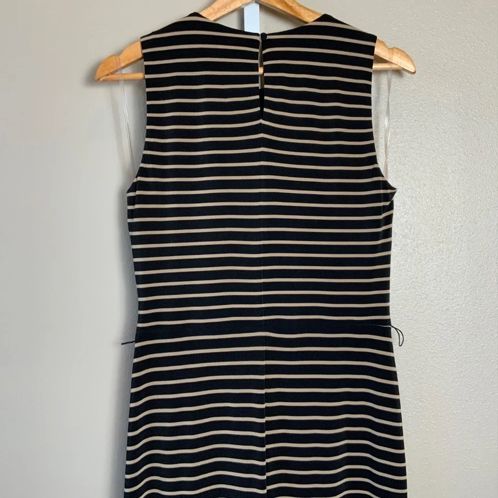 Lauren Ralph Lauren Striped Sleeveless Draped Maxi Dress - Picture 13 of 16